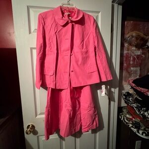 Pink Women's Skirt Set